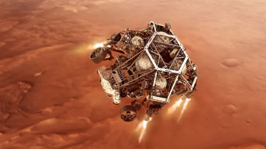 NASA пусна първото видео на Perseverance от кацането на Марс