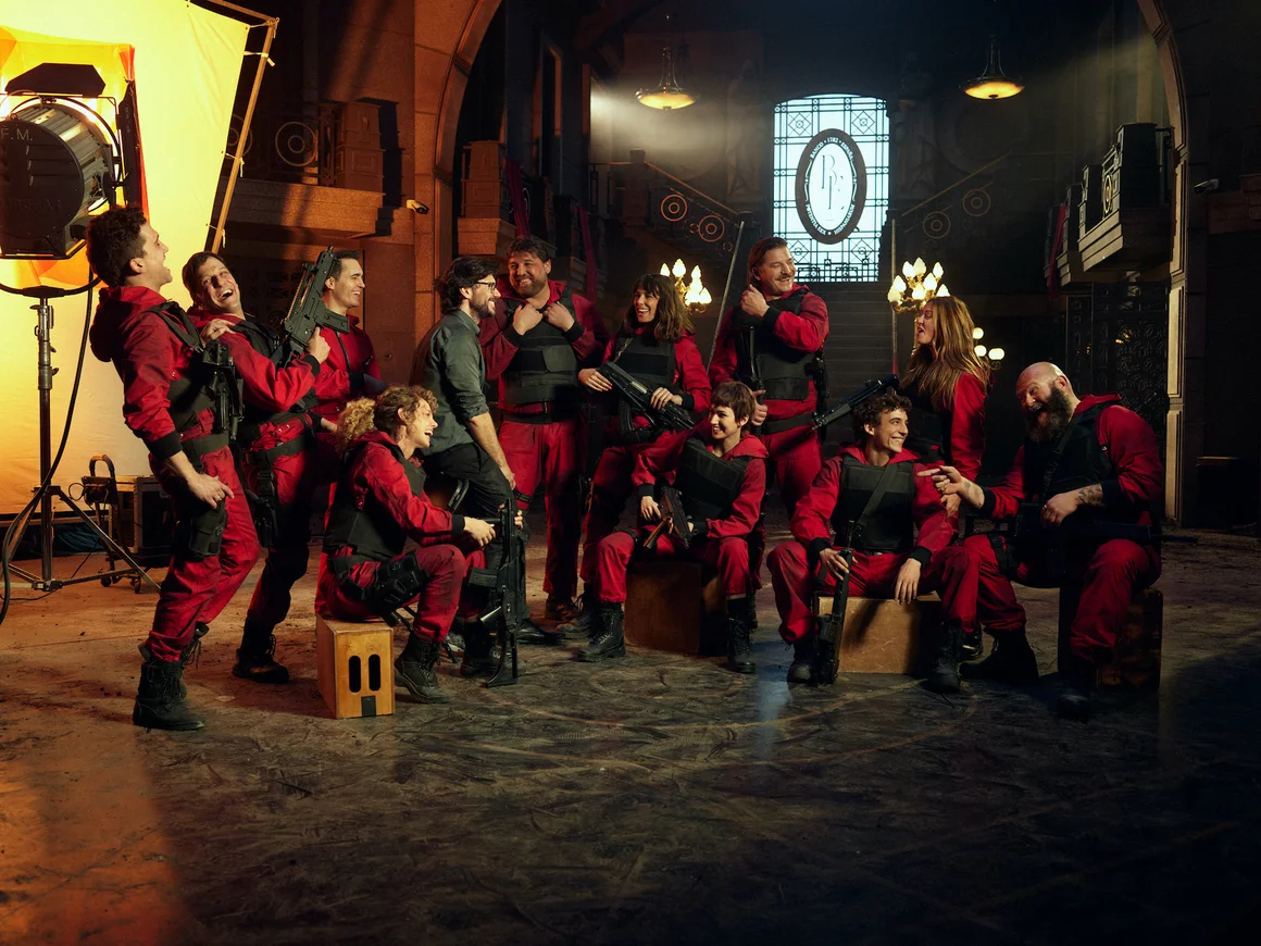 Последният снимачен ден на Money Heist