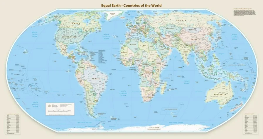 Equal Earth Map
