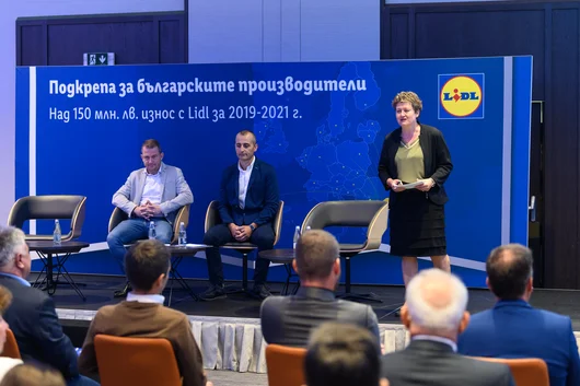 Над 150 млн. лв. износ на български продукти с Лидл България за последните 3 години