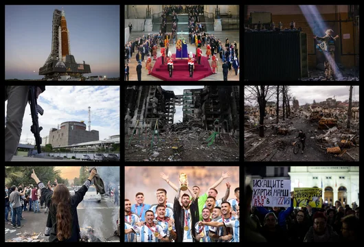 Събитията на 2022: Годината на войната, изборите и бунтът срещу тоталитарния произвол