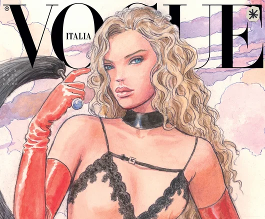 VOGUE без фотосесии? Да, това е януарският брой