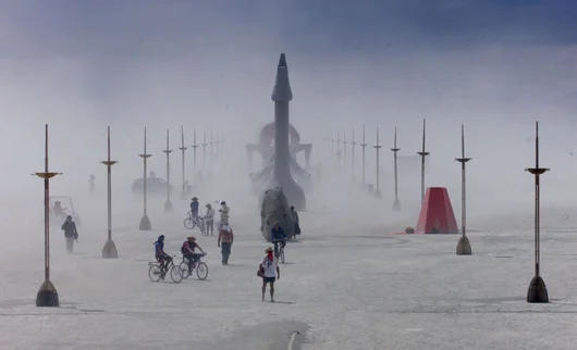 Пустинна буря едва не провали фестивала Burning Man 