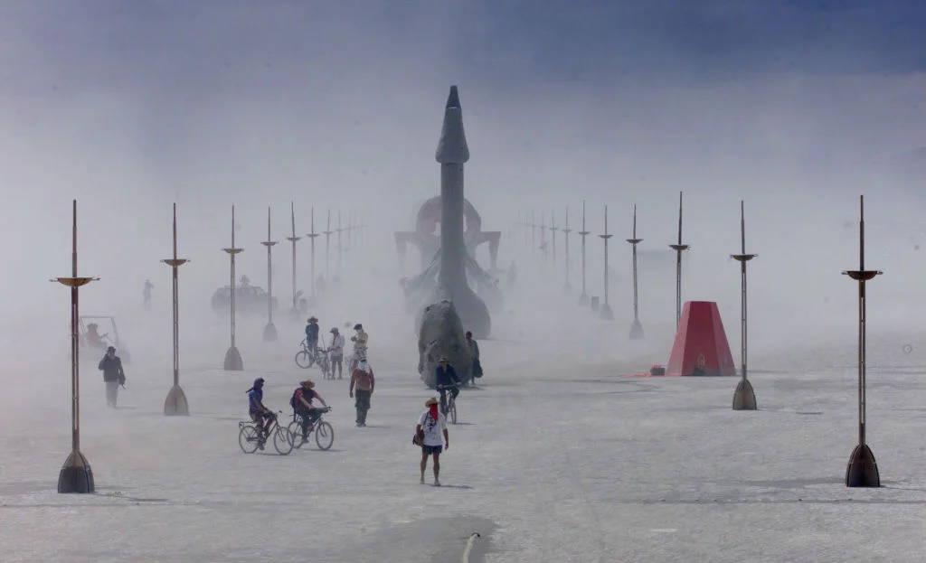 Пустинна буря едва не провали фестивала Burning Man 
