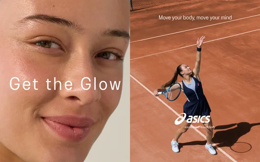 Кампания на ASICS показва лица след тренировка, за да подчертае блясъка отвътре