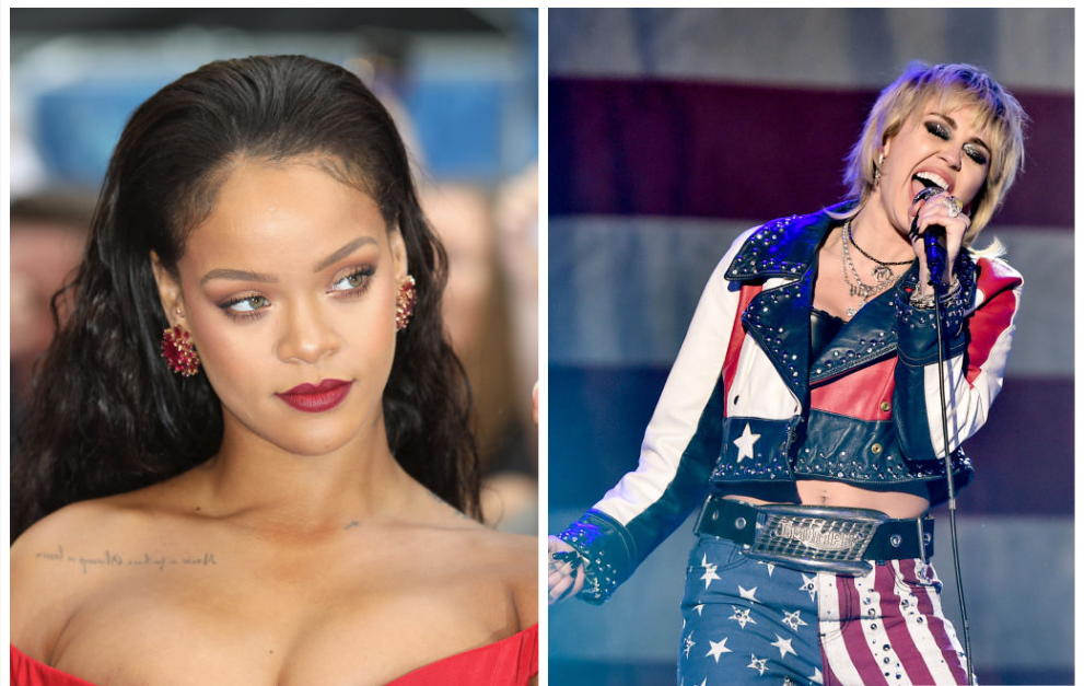 Getty Images "Залата на славата" Forbes - Риана, Майли Сайръс