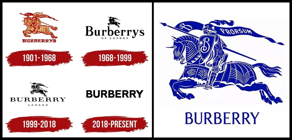 burberry лого, лога, история,