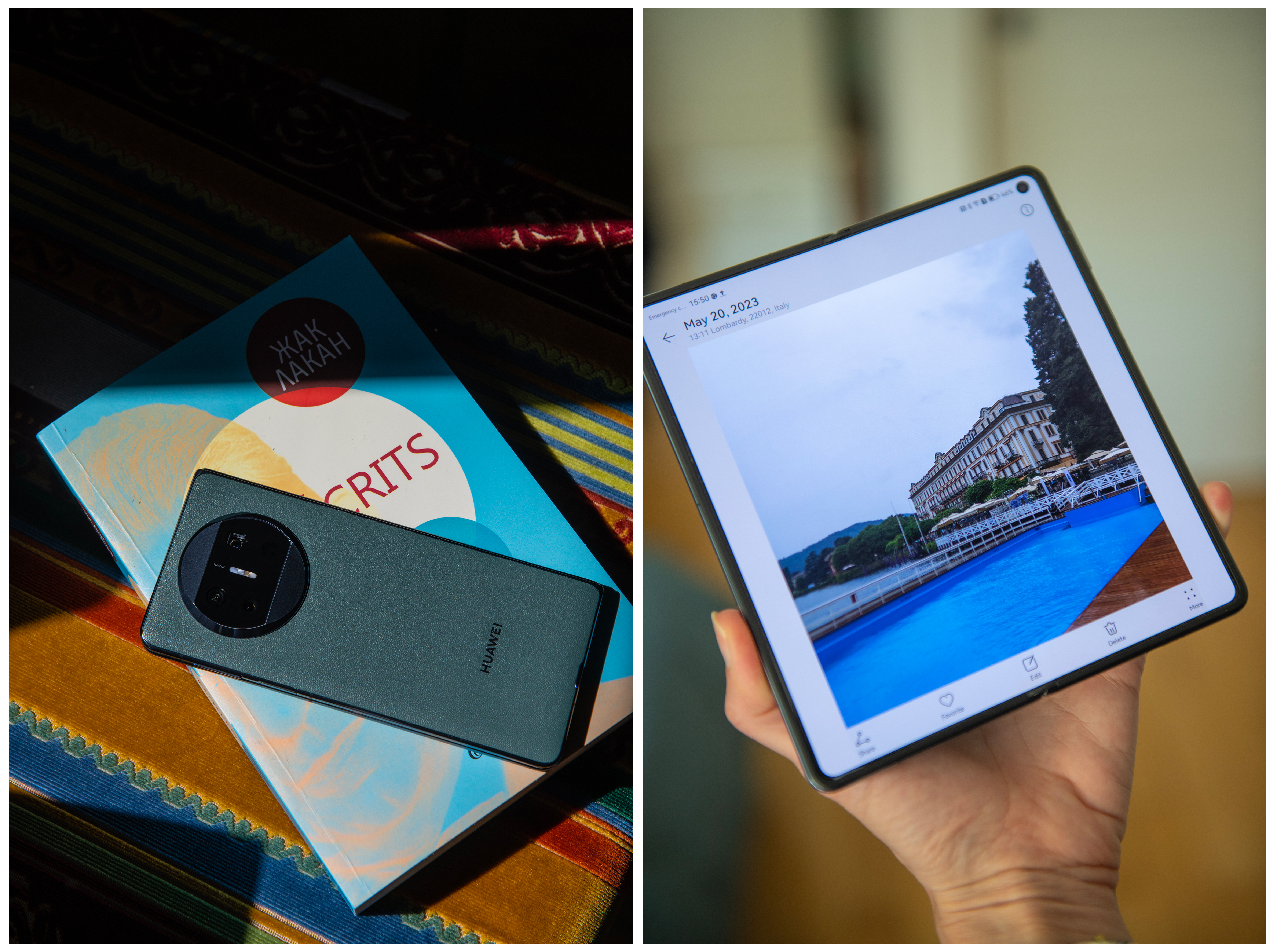 Huawei Mate X3 гръб, кожа, ревю, дизайн, характеристики 