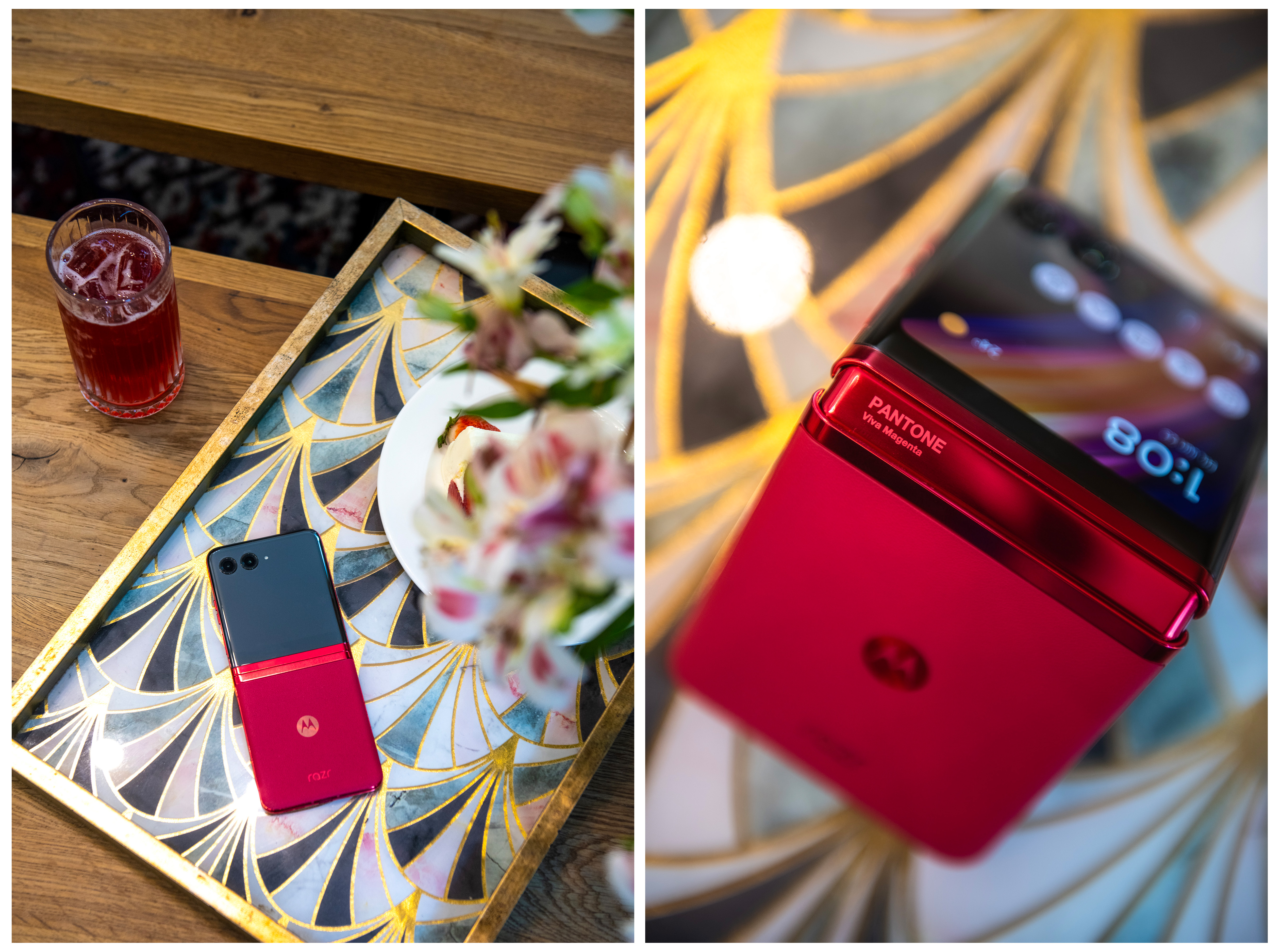 Motorola Razr 40 Ultra. Pantone Viva Magenta