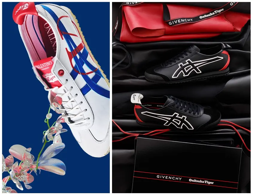 Onitsuka Tiger x Valentino, Onitsuka Tiger x Givenchy, Asics и луксозната мода