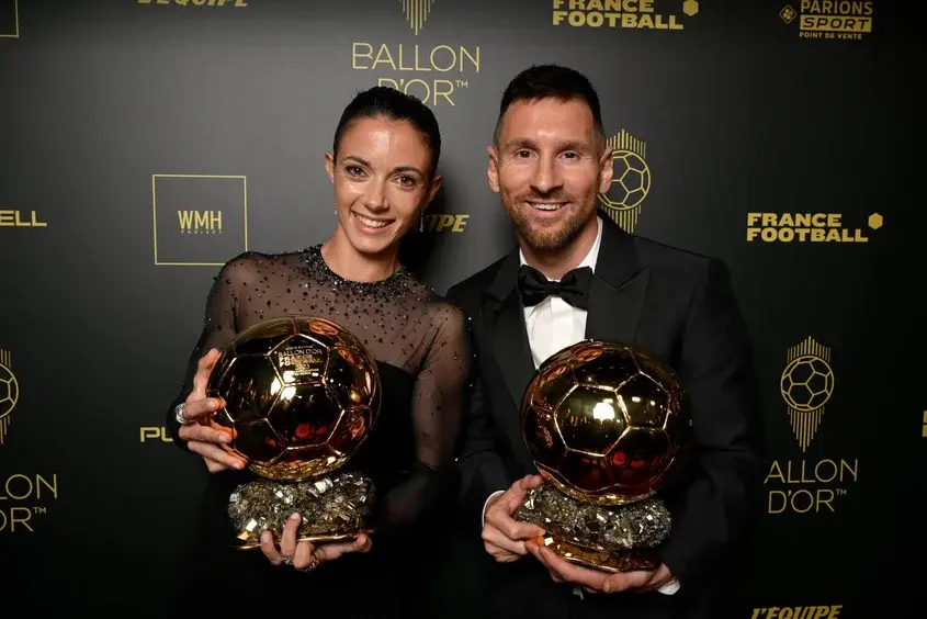  Айтана Бонмати и Лионел Меси, носители на "Златна топка" Ballon d'or за 2023 г.
