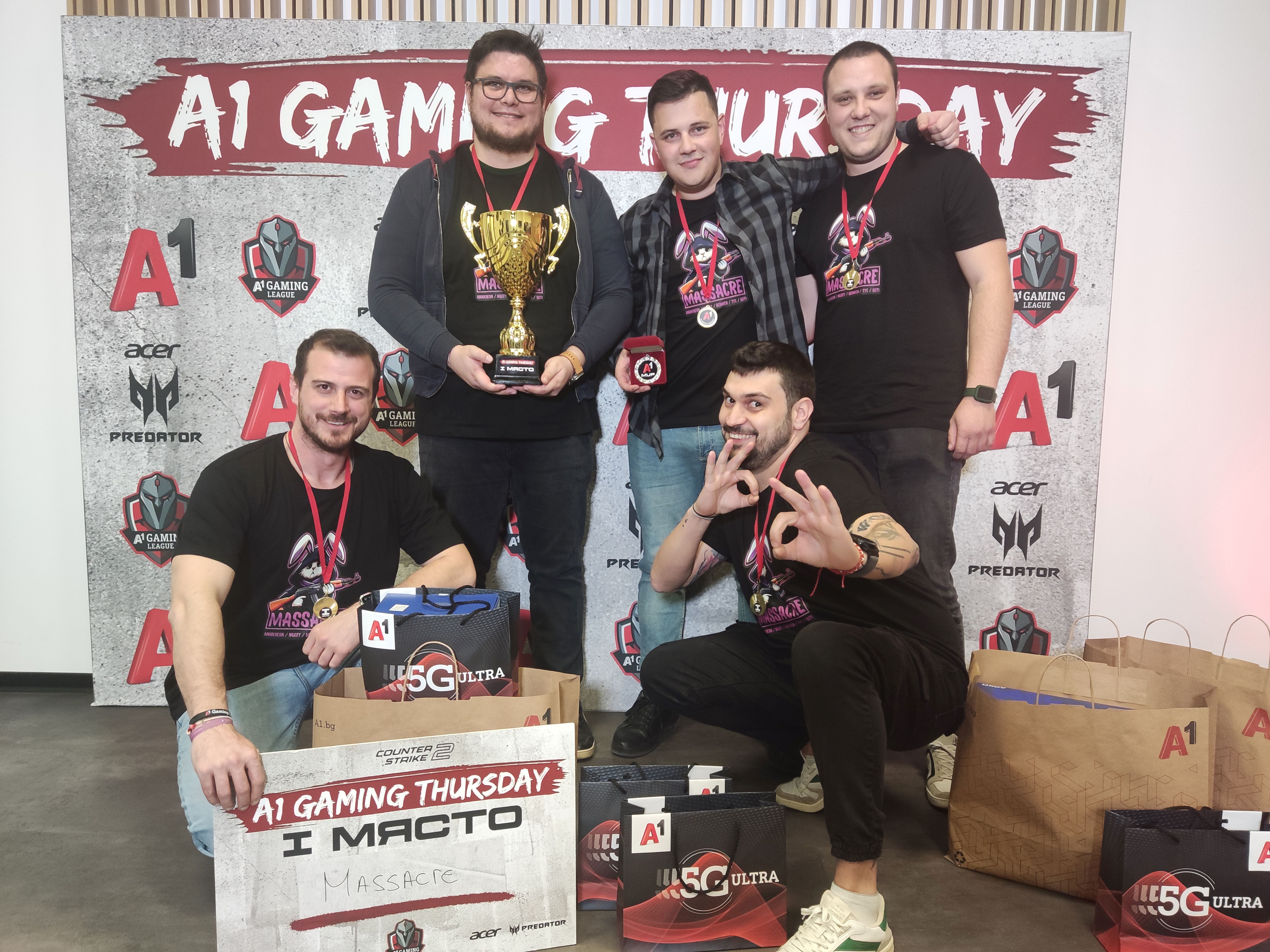 Второто издание на A1 Gaming Thursday приключи след 12-часови финали 